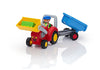 Playmobil 1.2.3 - Tractor with Trailer (6964)