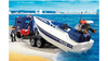 Playmobil City Action - Police Truck with Speedboa