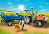 Playmobil 1.2.3 - Harvester Tractor with Trailer (