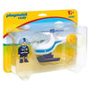 Playmobil 1-2-3- Police Helicopter - 9383