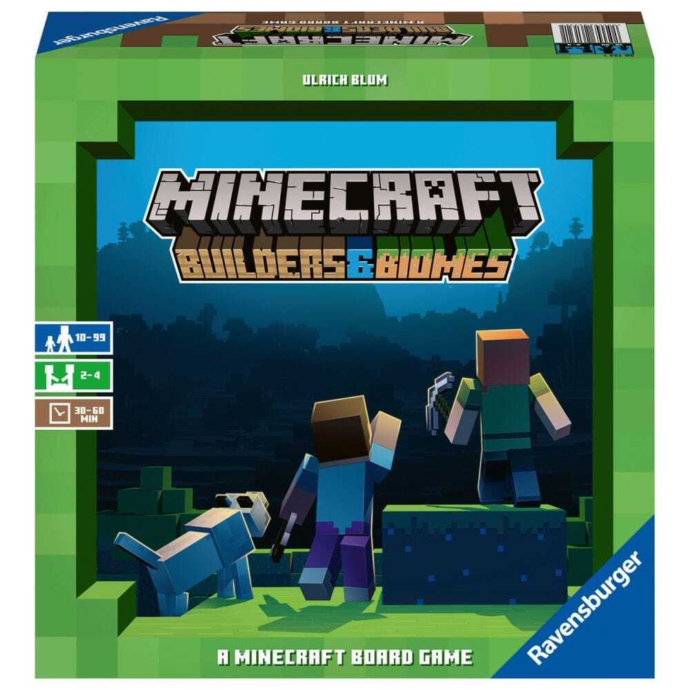 Ravensburger - Minecraft Builders and Biomes Board – Bunyip Toys