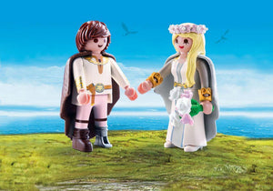 Playmobil - Astrid and Hiccup Wedding - 70045-Bunyip Toys