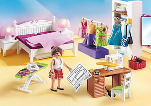 Playmobil - Bedroom with Sewing Corner - 70208-Bunyip Toys