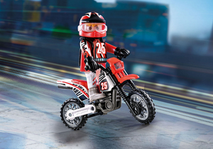 Playmobil - Motocross Rider - 9357-Bunyip Toys