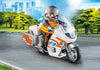Playmobil - Paramedic Motorcycle - 70051-Bunyip Toys