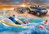 Playmobil - SUV with Speedboat - 70534-Bunyip Toys