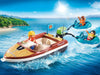Playmobil - Speedboat with Tube Riders - 70091-Bunyip Toys